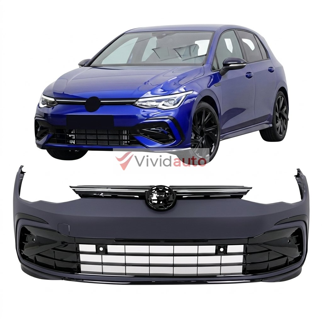 VW Golf 8 (2020–2023) R-Line Преден Браник