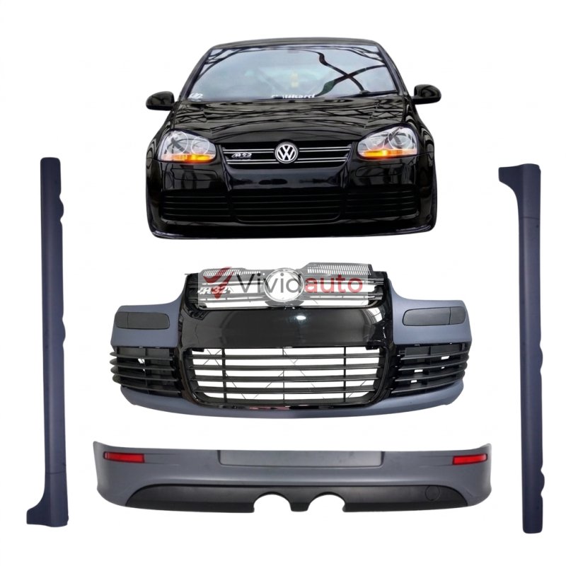 VW Golf 5 (2003-2009) Body Kit R32 Black